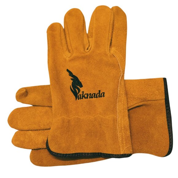 PAKNADA Cow Split Leather Gloves 3Pairs Heavy Duty Industrial Gardening Work - Picture 8 of 10